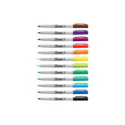 Sharpie Ultra Fine Point permanent marker Fine tip Assorted colours 12 pc(s)
