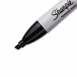 Sharpie 38262PP permanent marker Chisel tip Black 2 pc(s)