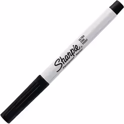 SHARPIE 37001 Permanent Markers  Ultra Fine Point  Black  24 Count