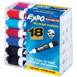 EXPO 44428 marker 18 pc(s) Chisel tip Assorted colours