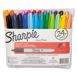 Sharpie Fine Point Permanent Markers 24/Pkg-Assorted Colors
