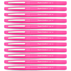 Paper Mate Flair Felt Tip Pens Medium Point 1.0mm (12-Pack Pink)