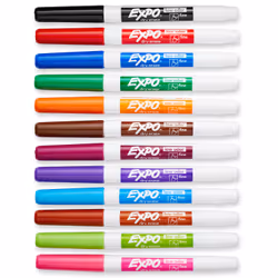 EXPO 86603 marker 12 pc(s) Fine tip Assorted colours