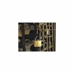 140T Solid Brass Padlock, 2 Pack, Keyed-Alike