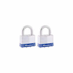 Master Lock 5T Laminated Steel Keyed Alike Padlocks 2 Pack