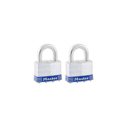 Master Lock 5T Laminated Steel Keyed Alike Padlocks 2 Pack