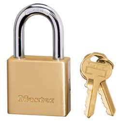 Master Lock 575DPF Padlock 1-1/2-inch Wide Solid Brass