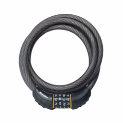 Master Lock Cable Lock Set Your Own Combination Bike Lock 6 ft. Long Black 8122D