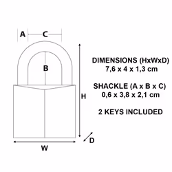 Master Lock 140DLF Solid Brass Padlock with Key  1 Pack