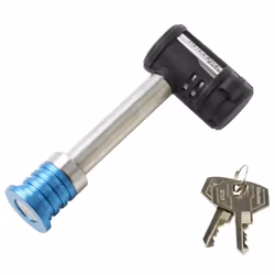 Master Lock 1480DAT Stainless Steel Receiver Lock for 5/8 in. Receiver Hole Silver