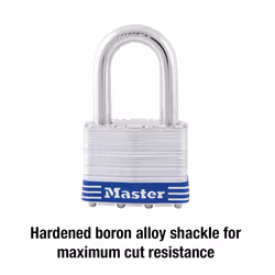 5DLF Outdoor Padlock with Key, 1 Pack, Silver