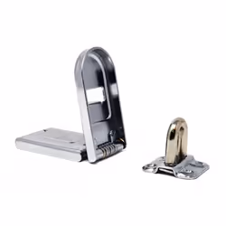 Master Lock 720DPF 6-1/4 Long Zinc Plated Hardened Steel Single Hinge Hasp