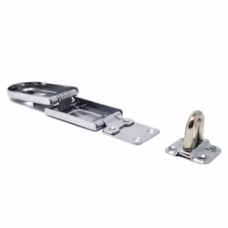 Master Lock 720DPF 6-1/4 Long Zinc Plated Hardened Steel Single Hinge Hasp