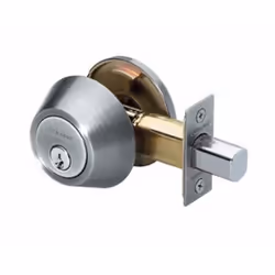 Master Lock DSON0615 Single Cylinder Deadbolt, Satin Nickel