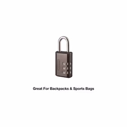 Master Lock 647D Combination Padlock  1  Black