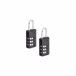 Master Lock Set Your Own Combination Luggage Lock 2 count Pack of 1 Black
