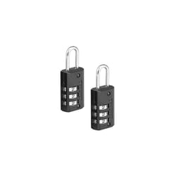 Master Lock Set Your Own Combination Luggage Lock  2 count Pack of 1  Black