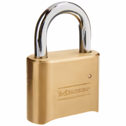 Master Lock Padlock Set Your Own Combination Lock 2 in. Wide 175D (Pack of 4)