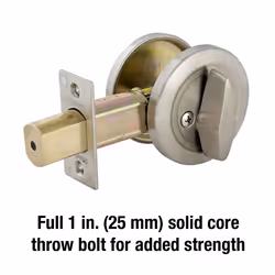 Master Lock DSC0532D Commercial One-Sided Cylinder Deadbolt  Satin Chrome