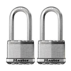 Master Lock M5XTLH Magnum Heavy Duty Outdoor Padlock with Key  2 Pack Keyed-Alike