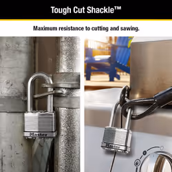 Master Lock M5XTLH Magnum Heavy Duty Outdoor Padlock with Key  2 Pack Keyed-Alike