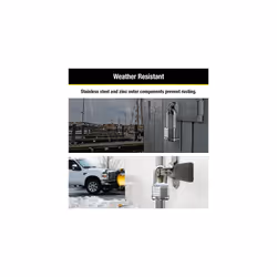 M5XTRILH Magnum Heavy Duty Outdoor Padlock with Key, 3 Pack Keyed-Alike