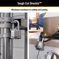 Master Lock M1XTLF Magnum Heavy Duty Padlock with Key  2 Pack Keyed-Alike  Silver