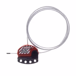 Master Lock S806CBL3 Adjustable Cable Lockout with 5/32"""" x 3 Foot Cable