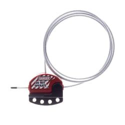 Master Lock S806CBL3 Adjustable Cable Lockout with 5/32"""" x 3 Foot Cable