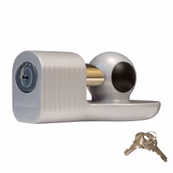 Master Lock Trailer Hitch Lock Fits 1-7/8 in. 2 in. and Most 2-5/16 in. Trailer Couplers Weather Resistant Automotive Hit ...
