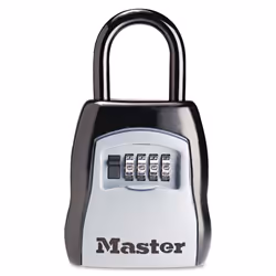 Master Lock 3-1/4in (83mm) Wide Set Your Own Combination Portable Lock Box - Lot of 2