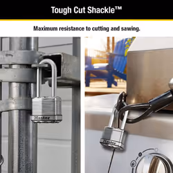 Master Lock M1XDLH Magnum Heavy Duty Padlock with Key  1 Pack  Silver