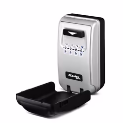 Master Lock Black Wall Mount Key Lock Box with Light Up Dials Set/Reset Combination for Tenants Guests Clients Ideal for ...