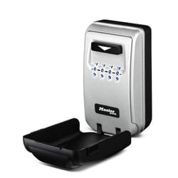 Master Lock Black Wall Mount Key Lock Box with Light Up Dials  Set/Reset Combination for Tenants  Guests  Clients  Ideal for Realtors  Landlords or Pr