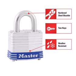 Master Lock, 1 Inch, Blue