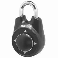 Master Lock Locker Lock 1500iD Set Your Own Directional Combination Padlock 1 Pack Black