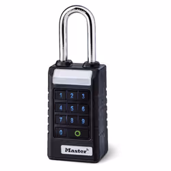Master Lock 6400EURLJENT Professional Bluetooth Smart Padlock [Bluetooth Compatible with Smartphones] [Long Shackle] [Weather ...