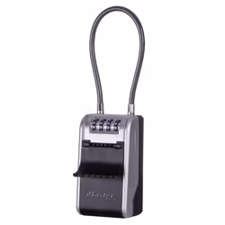 Master Lock High Capacity Key Lockbox Combination Dial Removable Cable