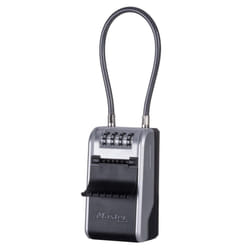 Master Lock High Capacity Key Lockbox  Combination Dial  Removable Cable