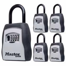 Master Lock Key Lock Box with Code Outdoor Lock Box for Realtors Property Managers and Landlords Ideal for Short-Term Rent ...