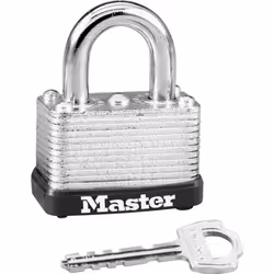 Master Lock 22D Warded Padlock 1-1/2-inch wide Silver