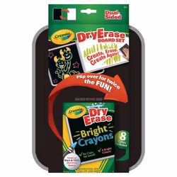 Crayola Dual Sided Dry-Erase Board Set  1 EA (98-8638)