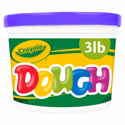 Crayola Dough - Purple (3lb) Bulk Modeling Dough for Kids Clay Alternative Resealable Tub Ages 3+ Great for Kids Arts & ...