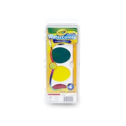 Crayola Jumbo Washable Watercolors & Brush  Paint Set for Kids  4ct