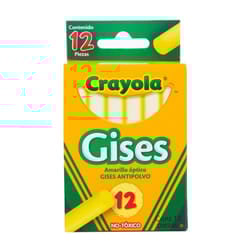 Crayola(R) Anti-Dust Chalk  (White) Box Of 12 Sticks