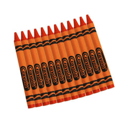 Crayola Crayons  Orange  Single Color Crayon Refill  12 Count Bulk Crayons  School Supplies