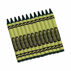 Crayola Crayons in Green  Bulk Crayons  12 Count