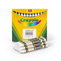 Crayola Crayons  White  Single Color Crayon Refill  12 Count Bulk Crayons  School Supplies
