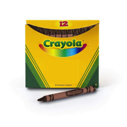 CRAYOLA BULK CRAYONS 12 COUNT BROWN