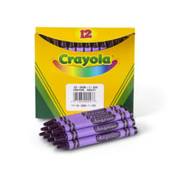 Crayola Crayons  Violet Purple  Single Color Crayon Refill  12 Count Bulk Crayons  School Supplies